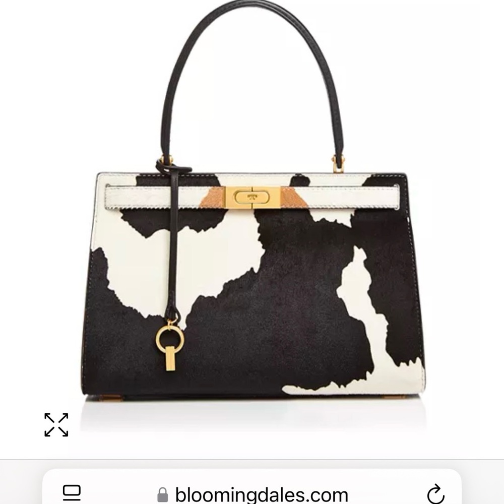 Tory Burch Lee Radziwill Calf Hair Satchel